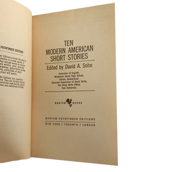 Ten Modern American Short Stories